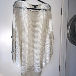 Love stitch bat wing tunic top